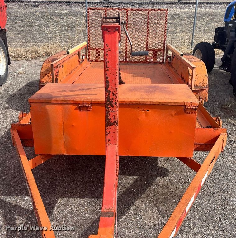 image for item LD9711 1985 JFW F2W  utility trailer