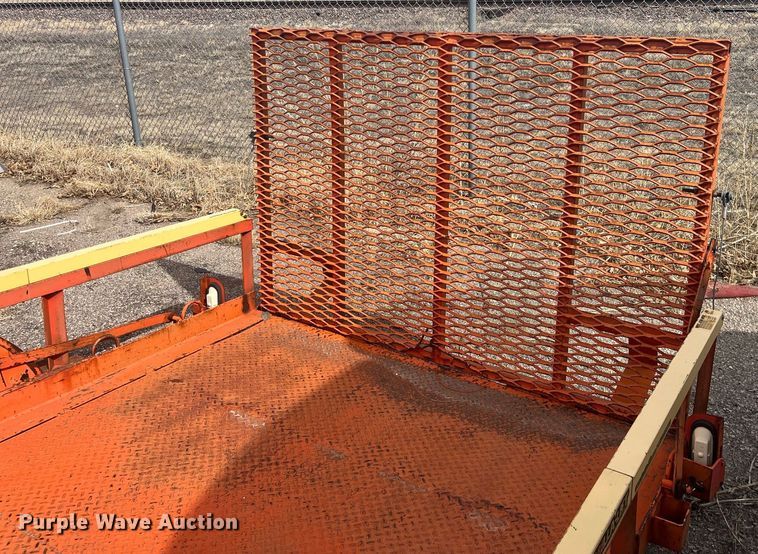 image for item LD9711 1985 JFW F2W  utility trailer