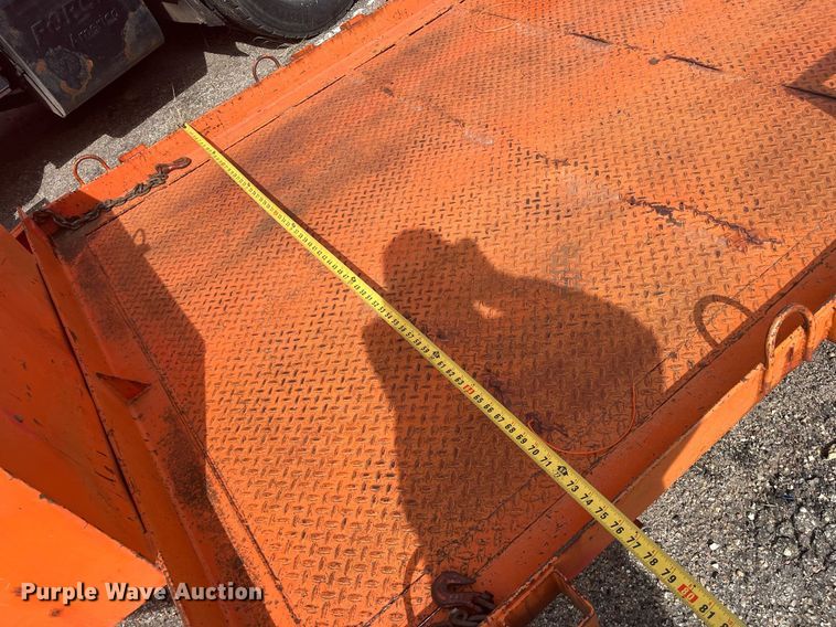 image for item LD9711 1985 JFW F2W  utility trailer