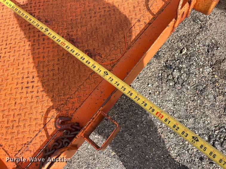 image for item LD9711 1985 JFW F2W  utility trailer