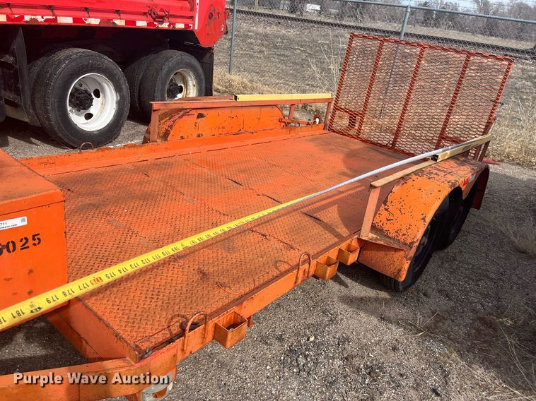 image for item LD9711 1985 JFW F2W  utility trailer