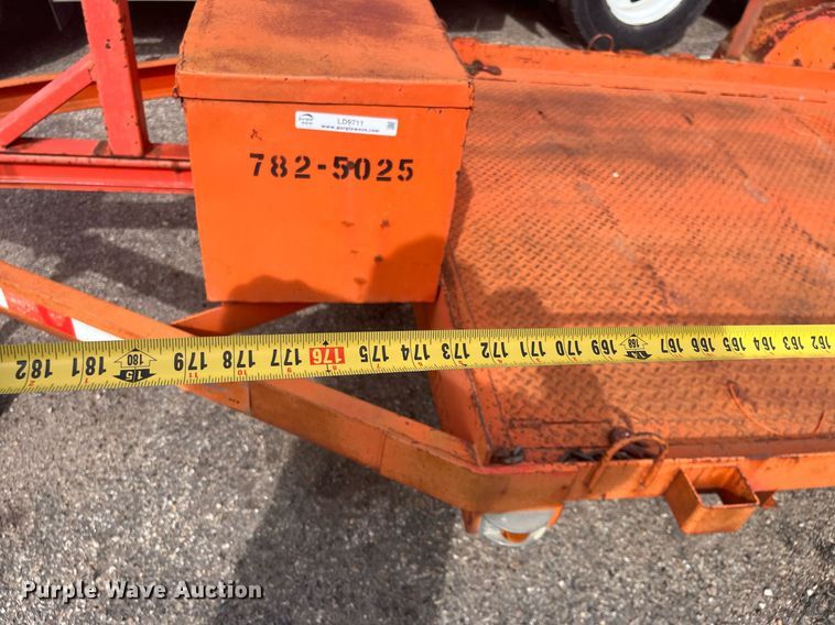 image for item LD9711 1985 JFW F2W  utility trailer