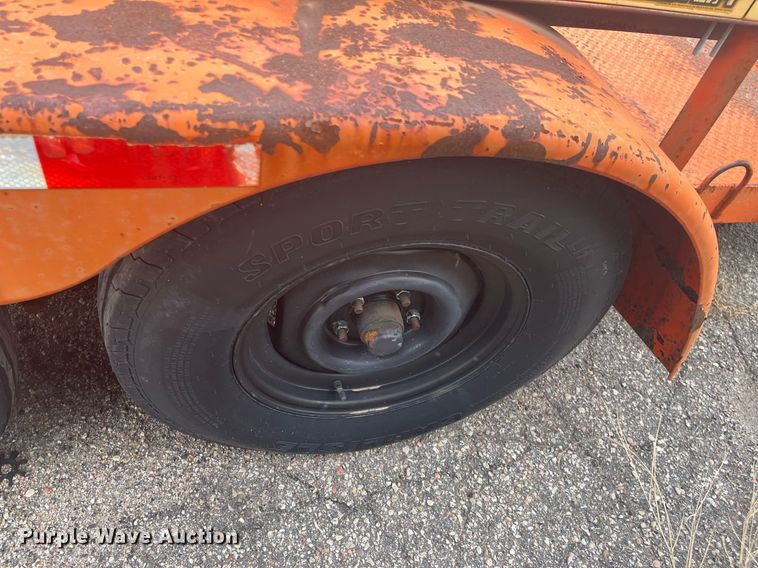 image for item LD9711 1985 JFW F2W  utility trailer