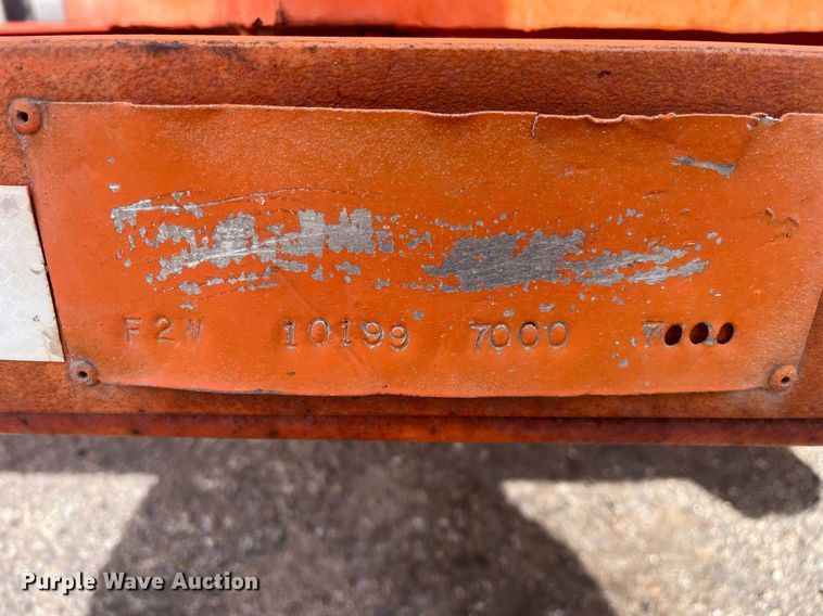 image for item LD9711 1985 JFW F2W  utility trailer