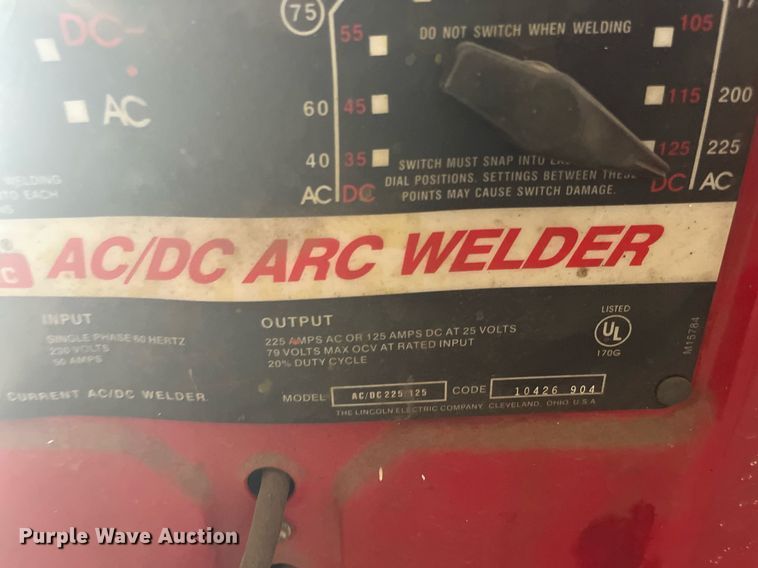 image for item LD9712 Lincoln AC/DC 225/125  welder