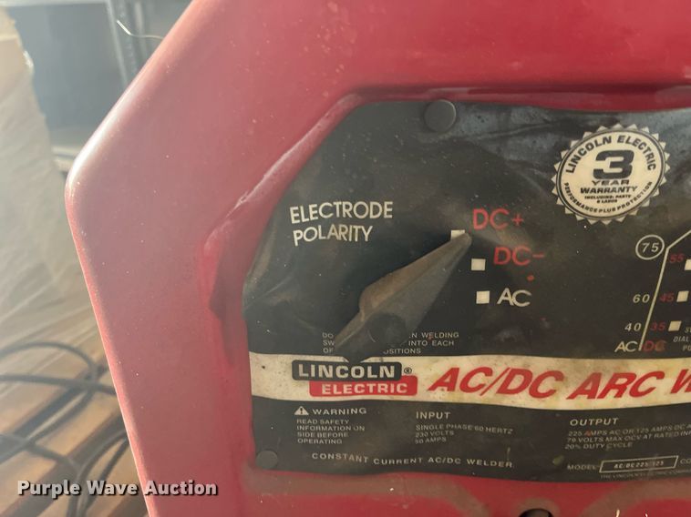 image for item LD9712 Lincoln AC/DC 225/125  welder