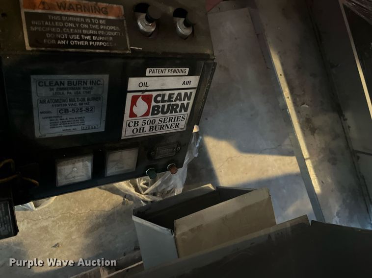 image for item LD9714 Clean Burn CB-3500  waste oil furnace