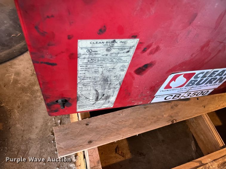 image for item LD9714 Clean Burn CB-3500  waste oil furnace
