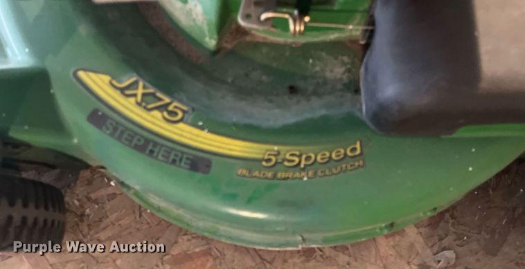 image for item LD9718 John Deere JX75  push mower