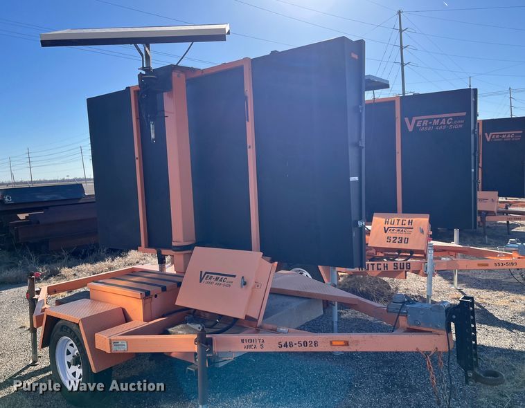 image for item LD9733 2008 Ver-Mac PCMS1210  message board trailer