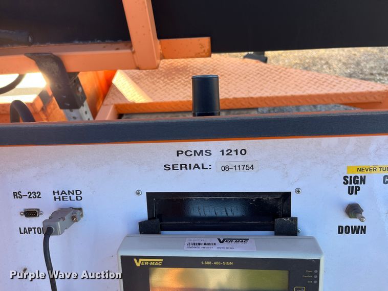 image for item LD9736 2008 Ver-Mac PCMS1210  message board trailer