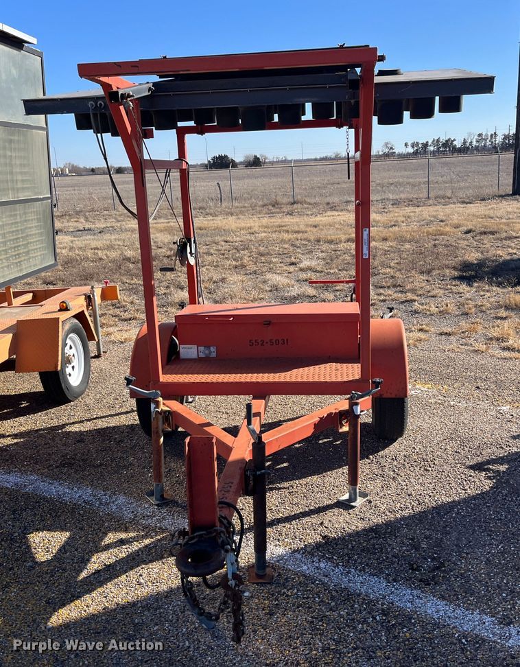 image for item LD9737 2001 Ver-Mac ST4825  arrow board trailer