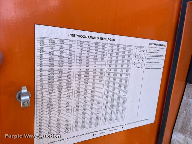 image for item LD9738 2007 Ver-Mac PCMS1210  message board trailer