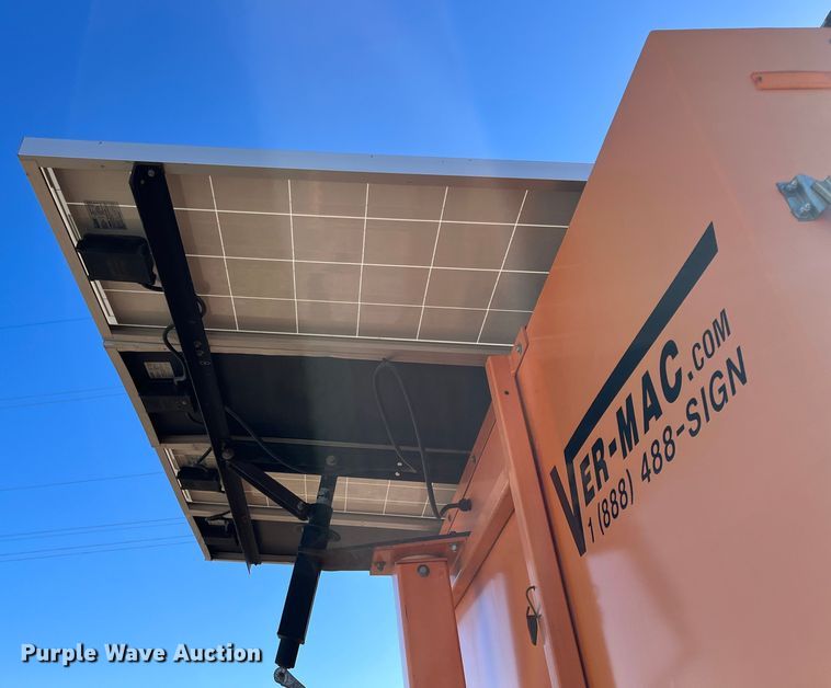 image for item LD9738 2007 Ver-Mac PCMS1210  message board trailer