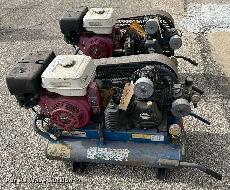 image for item LN9060 (2) Puma TUE8008GE air compressors