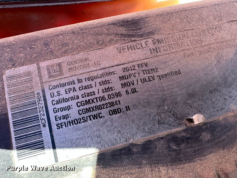 image for item LT9060 2012 Chevrolet Silverado 2500HD  utility bed pickup truck