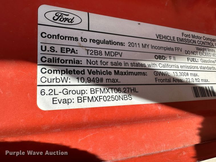 image for item LT9062 2011 Ford F250 Super Duty  utility bed pickup truck