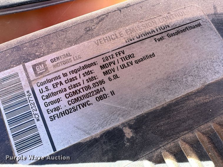 image for item LT9064 2012 Chevrolet Silverado 2500HD  utility bed pickup truck