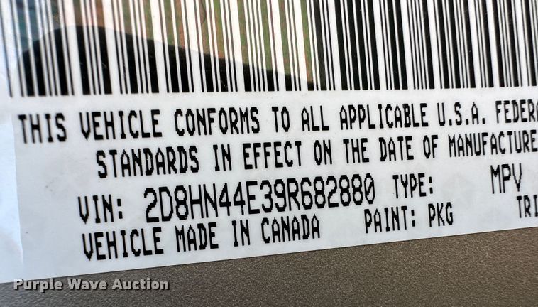 image for item LT9070 2009 Dodge Grand Caravan  van