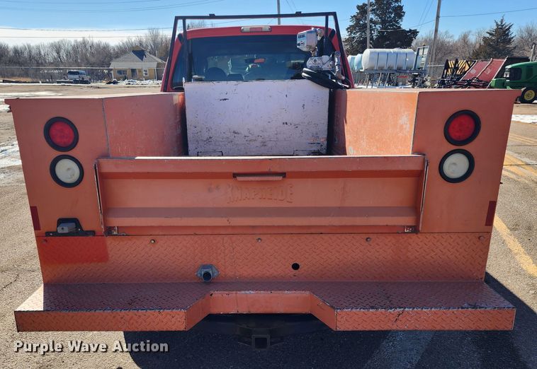 image for item LT9489 2009 Ford F250 Super Duty  Crew Cab utility bed pickup truck