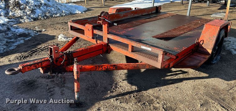 image for item LT9503 1982 Shop built  utility trailer