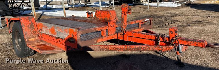 image for item LT9503 1982 Shop built  utility trailer