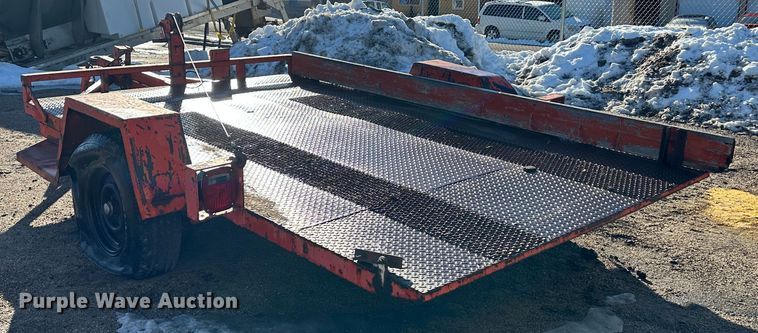 image for item LT9503 1982 Shop built  utility trailer