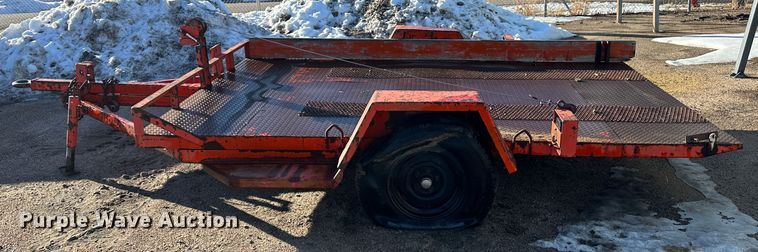 image for item LT9503 1982 Shop built  utility trailer