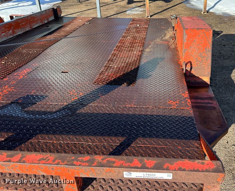 image for item LT9503 1982 Shop built  utility trailer