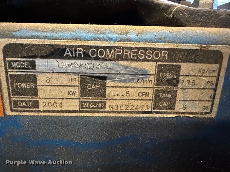 image for item LT9513 Puma TUE8008GE  air compressor