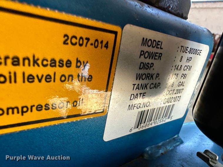 image for item LT9521 Puma TUE8008GE  air compressor