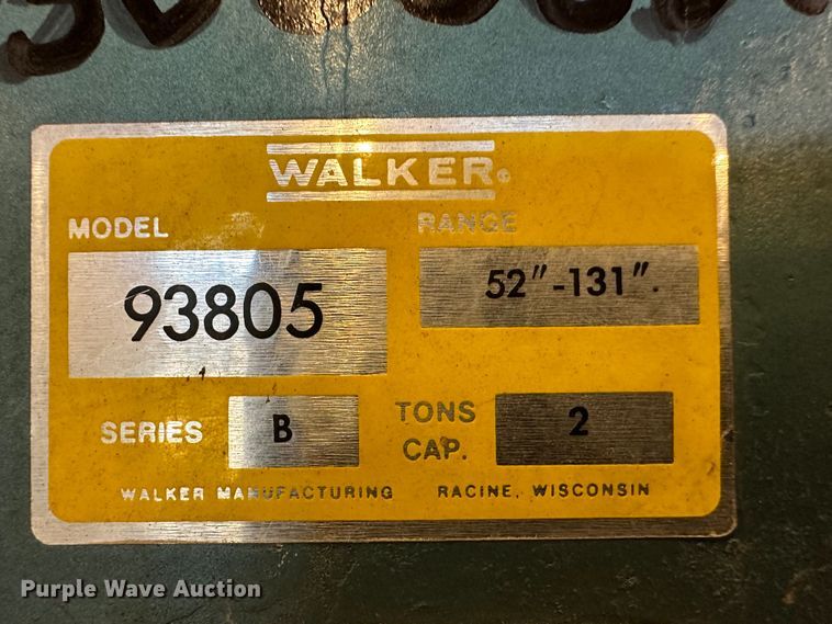 image for item LT9524 Walker 93805  engine hoist