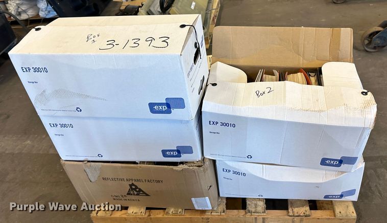 image for item LT9526 (8) boxes of operation and parts manuals
