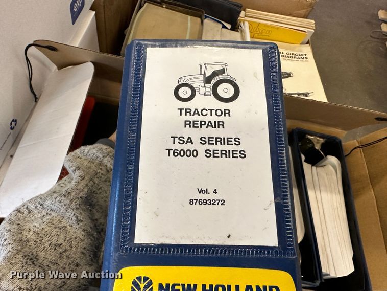 image for item LT9526 (8) boxes of operation and parts manuals