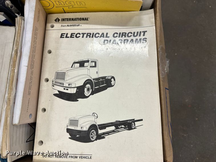 image for item LT9526 (8) boxes of operation and parts manuals