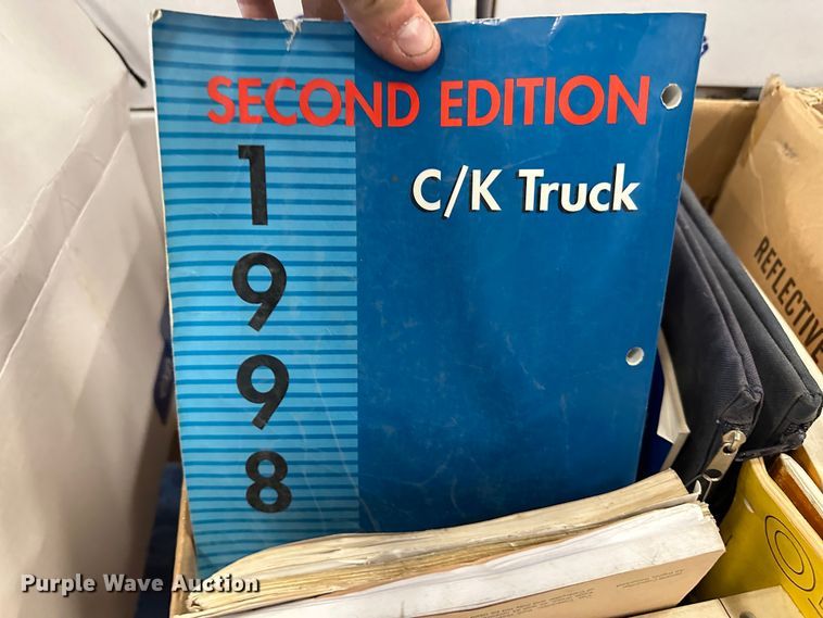 image for item LT9526 (8) boxes of operation and parts manuals