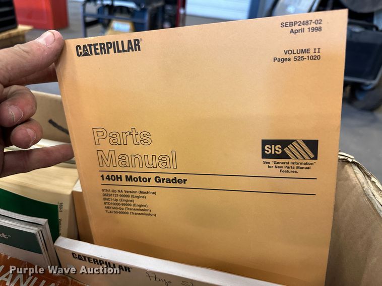 image for item LT9526 (8) boxes of operation and parts manuals