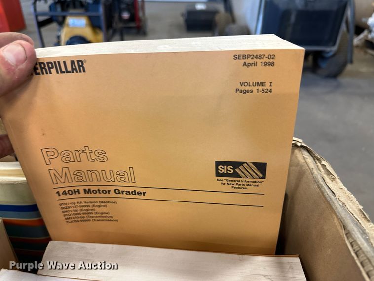 image for item LT9526 (8) boxes of operation and parts manuals