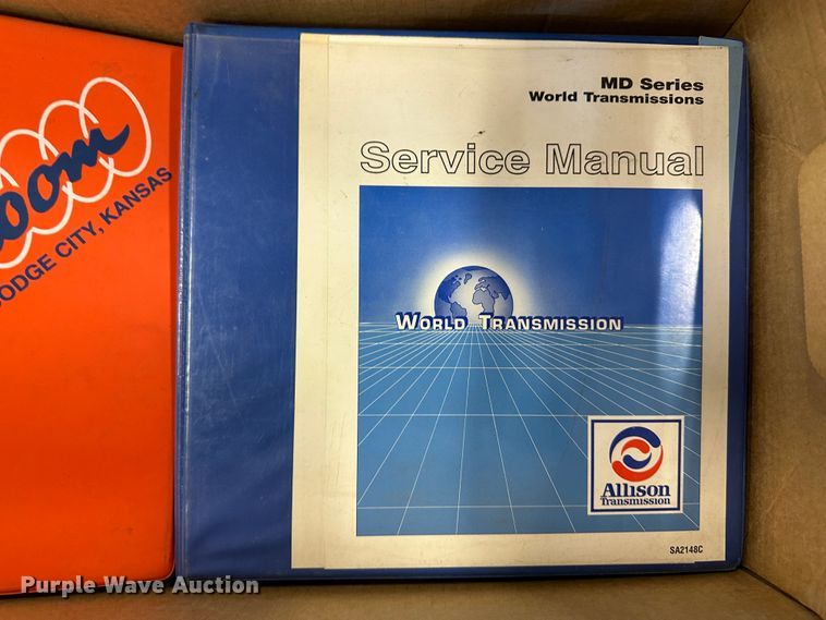 image for item LT9526 (8) boxes of operation and parts manuals