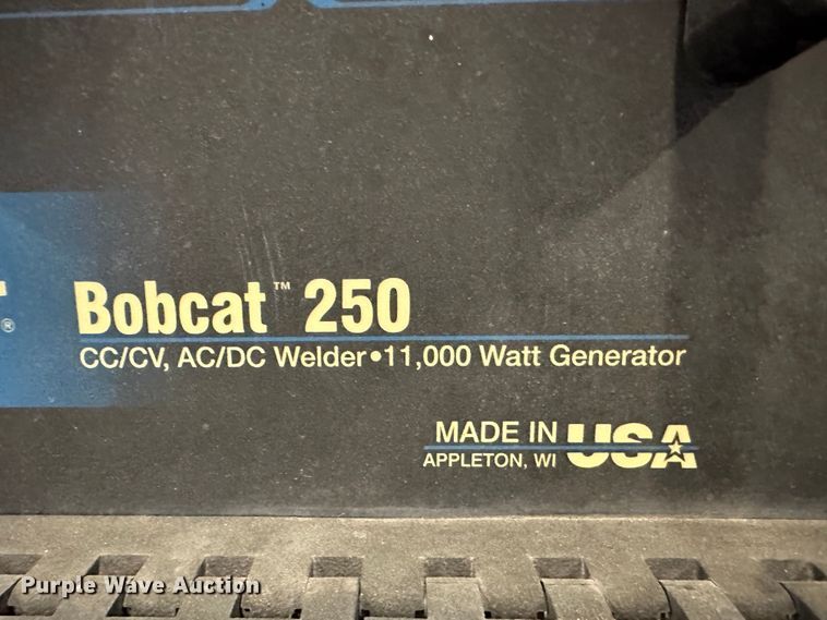 image for item LT9528 2008 Miller Bobcat 250  welder/generator