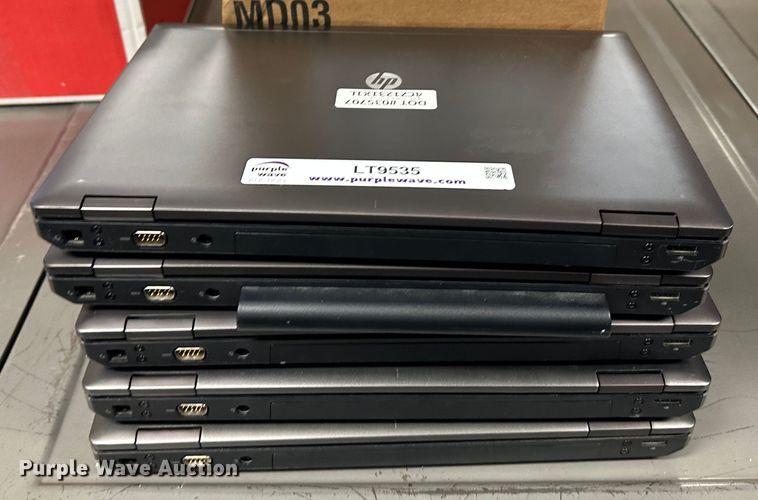 image for item LT9535 (5) HP Probook 6560B laptops