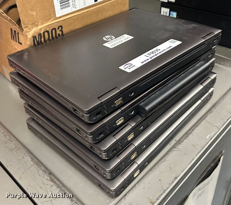 image for item LT9535 (5) HP Probook 6560B laptops