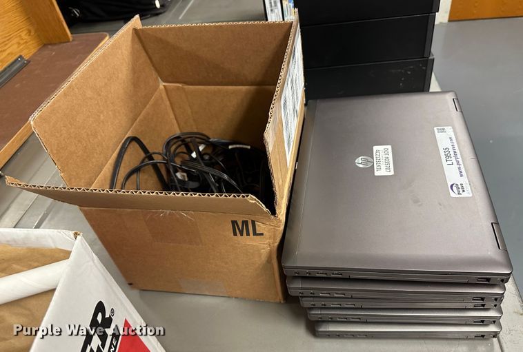 image for item LT9535 (5) HP Probook 6560B laptops