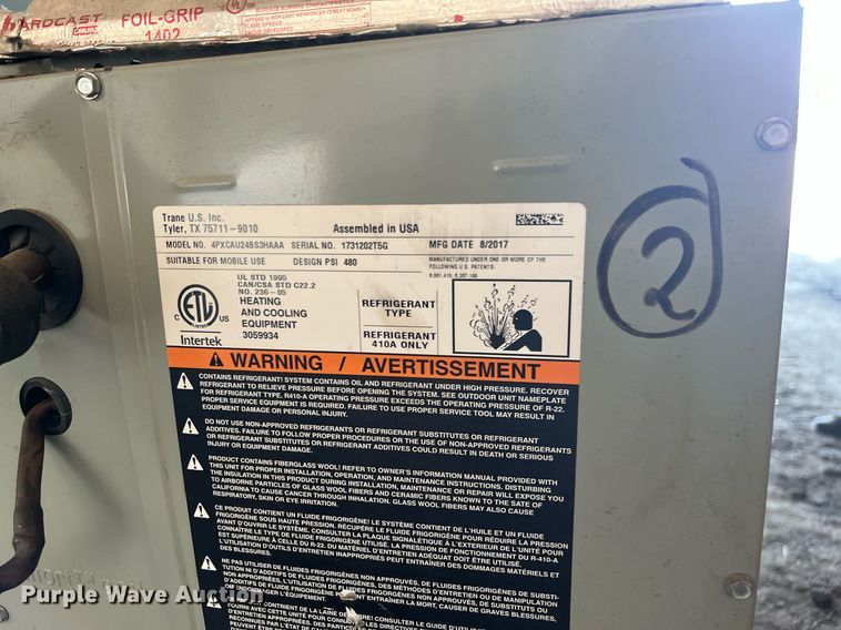 image for item MD9542 (6) Trane XR80 furnaces