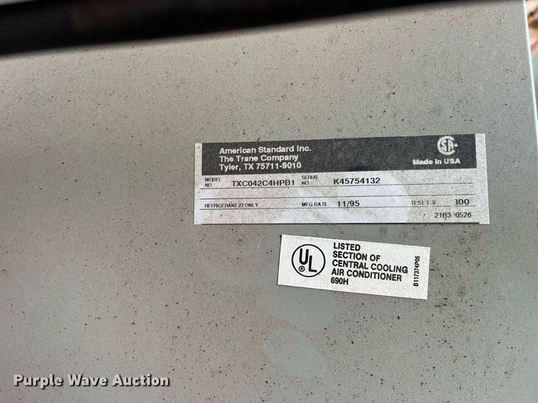 image for item MD9542 (6) Trane XR80 furnaces