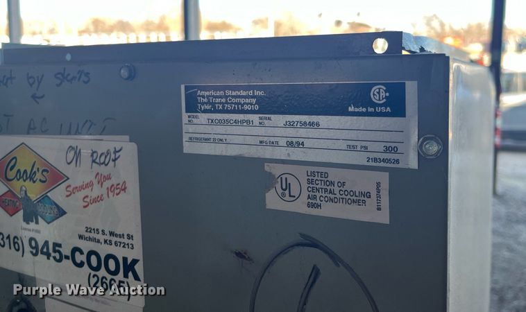 image for item MD9542 (6) Trane XR80 furnaces