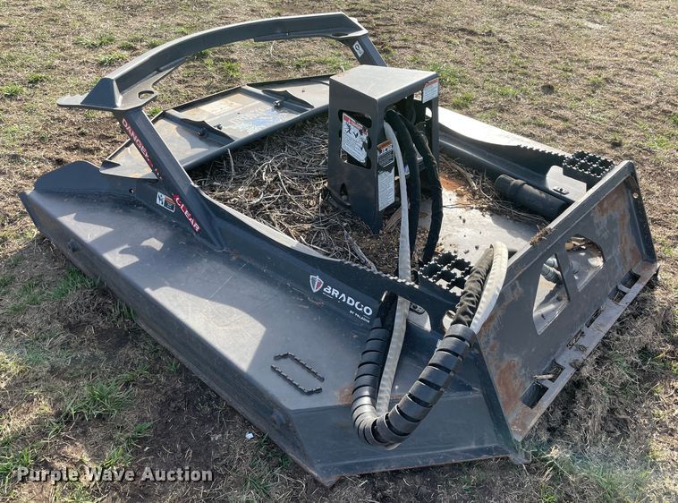 image for item DP3058 2018 Paladin Ground Shark  skid steer rotary mower