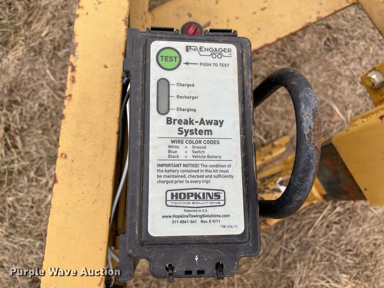 image for item DP3069 2016 Belshe T2-3EB  equipment trailer