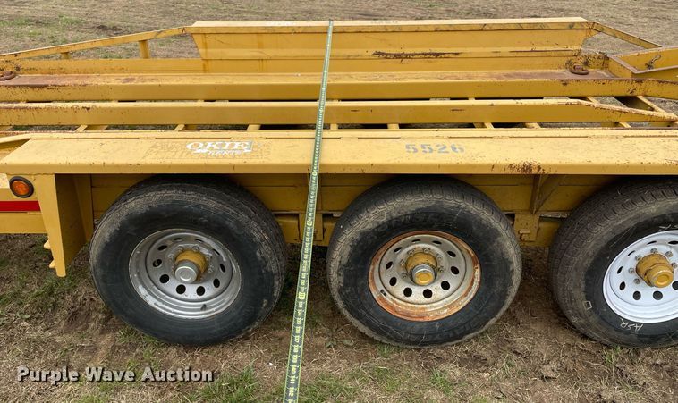 image for item DP3069 2016 Belshe T2-3EB  equipment trailer