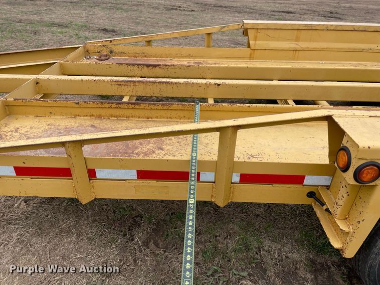 image for item DP3069 2016 Belshe T2-3EB  equipment trailer